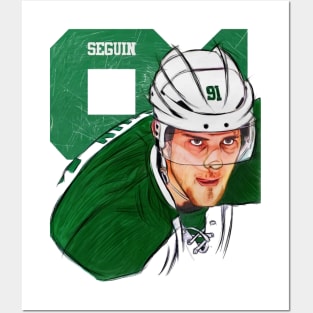 Tyler Seguin Dallas Sketch Stare Posters and Art